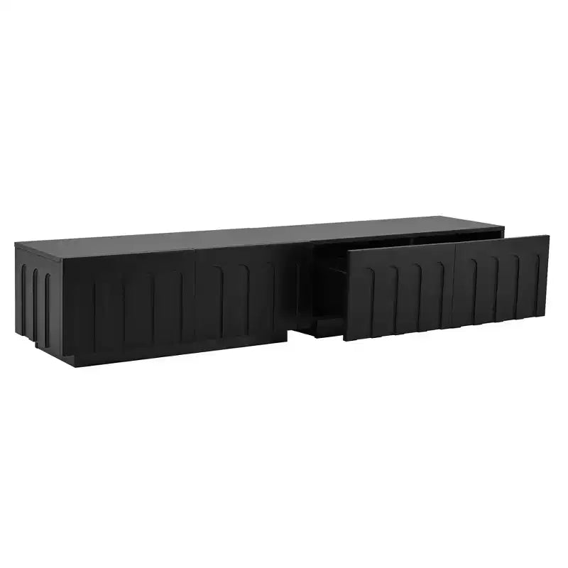 Convertible Coffee Table TV Stand for TVs up to 80, Multi-Functional Cabinet Cocktail Table Center Table TV Console Media Console - ModernLuxe