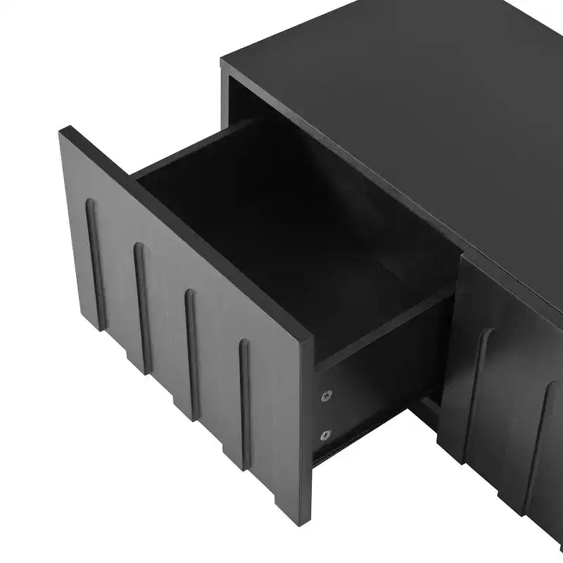 Convertible Coffee Table TV Stand for TVs up to 80, Multi-Functional Cabinet Cocktail Table Center Table TV Console Media Console - ModernLuxe