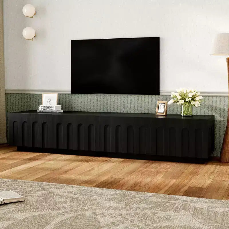 Convertible Coffee Table TV Stand for TVs up to 80, Multi-Functional Cabinet Cocktail Table Center Table TV Console Media Console - ModernLuxe
