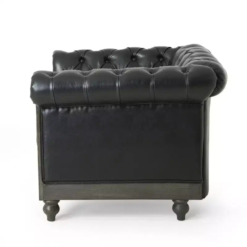 GDFStudio Batavia Chesterfield Tufted Club Chair with Nailhead Trim