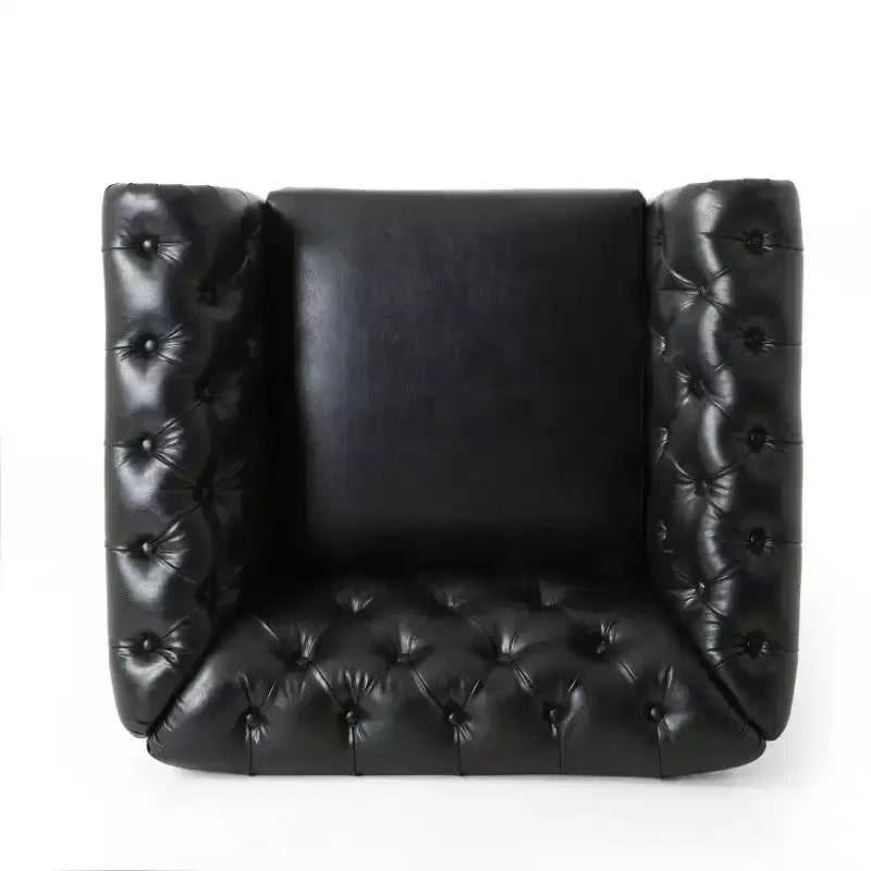 GDFStudio Batavia Chesterfield Tufted Club Chair with Nailhead Trim