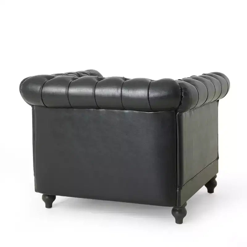 GDFStudio Batavia Chesterfield Tufted Club Chair with Nailhead Trim