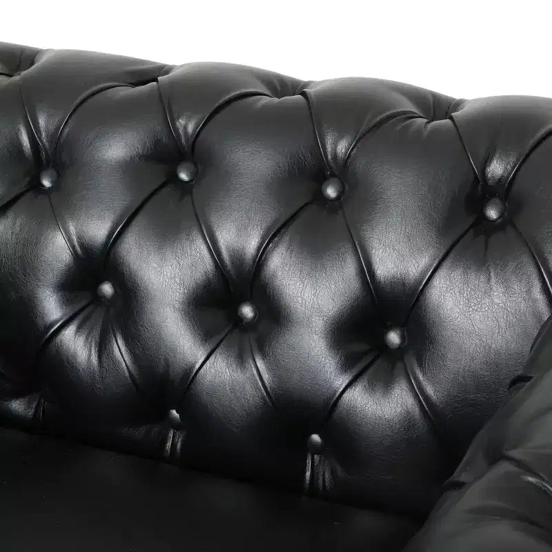 GDFStudio Batavia Chesterfield Tufted Club Chair with Nailhead Trim