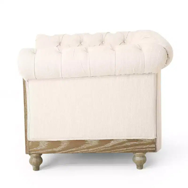 GDFStudio Batavia Chesterfield Tufted Club Chair with Nailhead Trim
