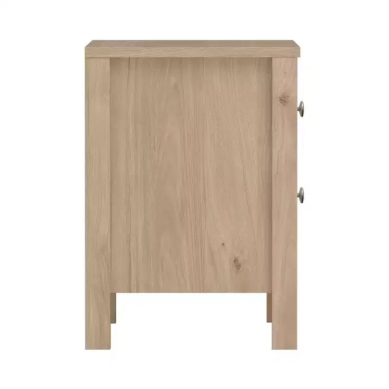 Tvilum,Madrid 21-inch Tall 2-Drawer Nightstand End Table, Jackson Hickory