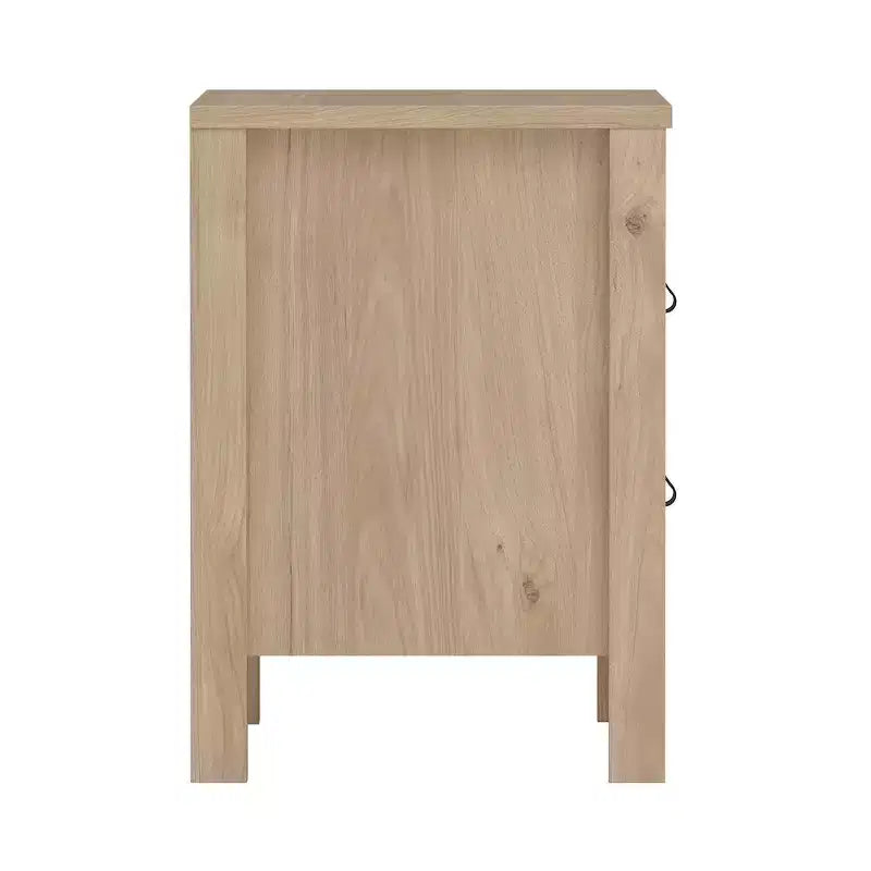 Tvilum,Madrid 21-inch Tall 2-Drawer Nightstand End Table, Jackson Hickory