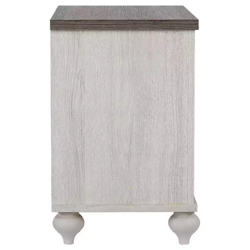 Coaster,Stillwood 2-drawer Nightstand Vintage Linen