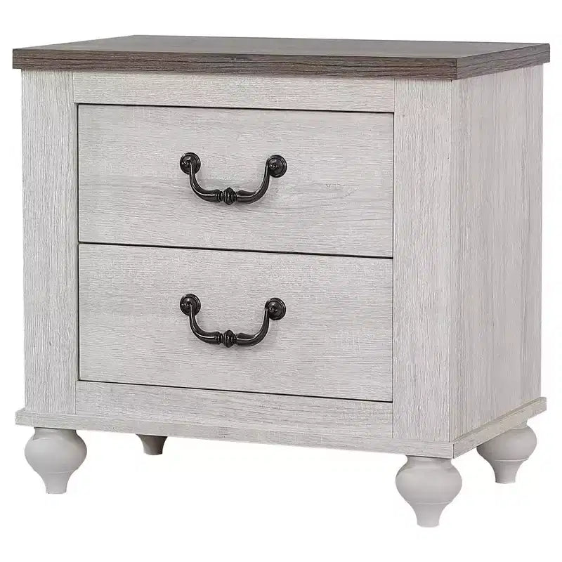 Coaster,Stillwood 2-drawer Nightstand Vintage Linen