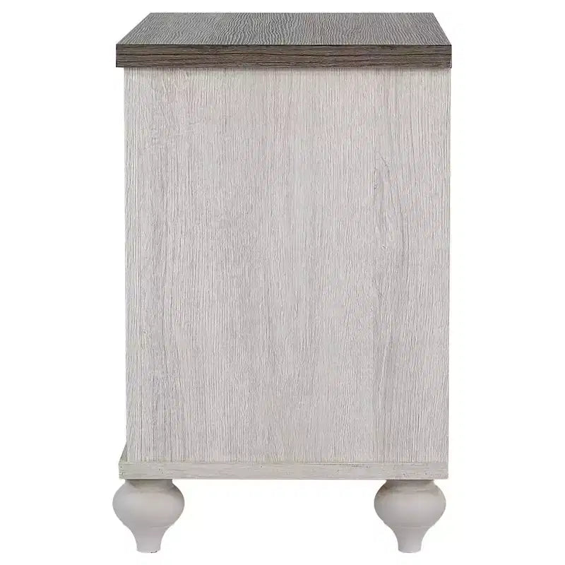 Coaster,Stillwood 2-drawer Nightstand Vintage Linen