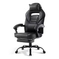 GustoWave Gaming Computer Chair with High Back, Pu Tall Gaming Chairs with Footrest, Reclining Gamer Chair