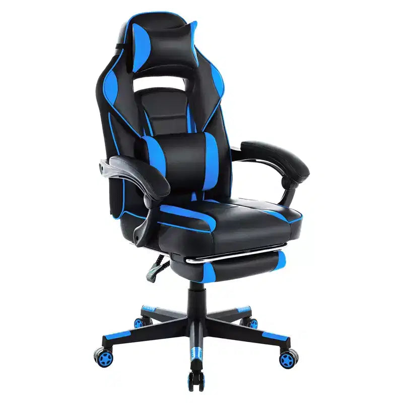 GustoWave Gaming Computer Chair with High Back, Pu Tall Gaming Chairs with Footrest, Reclining Gamer Chair