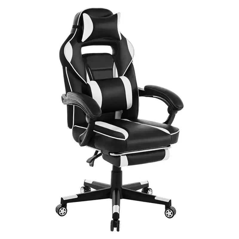 GustoWave Gaming Computer Chair with High Back, Pu Tall Gaming Chairs with Footrest, Reclining Gamer Chair