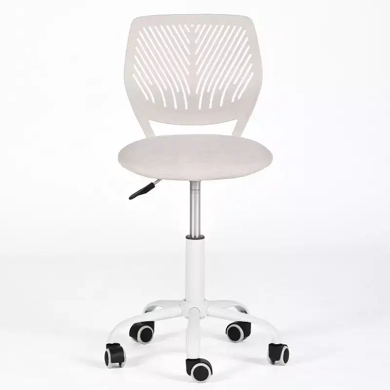 Homy Casa Adjustable Armless Swivel Study Chair for Kids, Dorm & Small Home Office