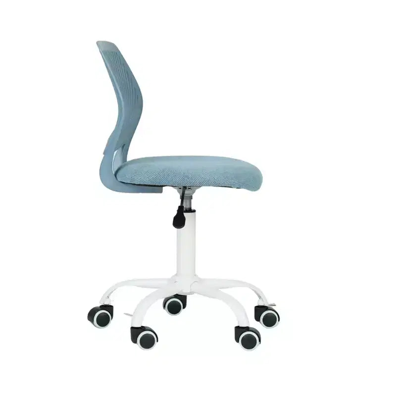 Homy Casa Adjustable Armless Swivel Study Chair for Kids, Dorm & Small Home Office