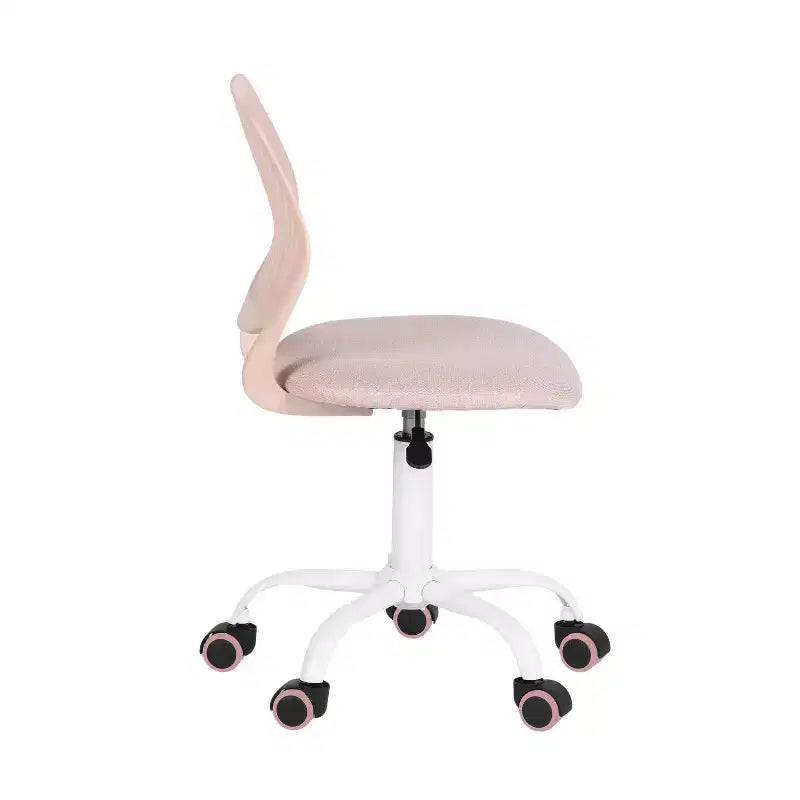 Homy Casa Adjustable Armless Swivel Study Chair for Kids, Dorm & Small Home Office
