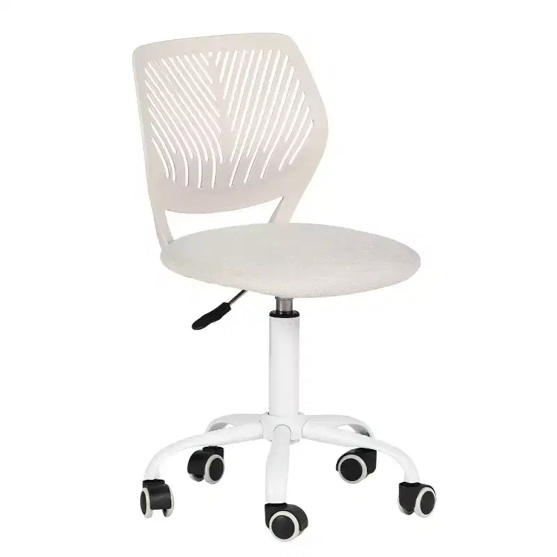 Homy Casa Adjustable Armless Swivel Study Chair for Kids, Dorm & Small Home Office