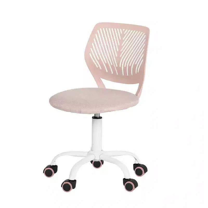 Homy Casa Adjustable Armless Swivel Study Chair for Kids, Dorm & Small Home Office