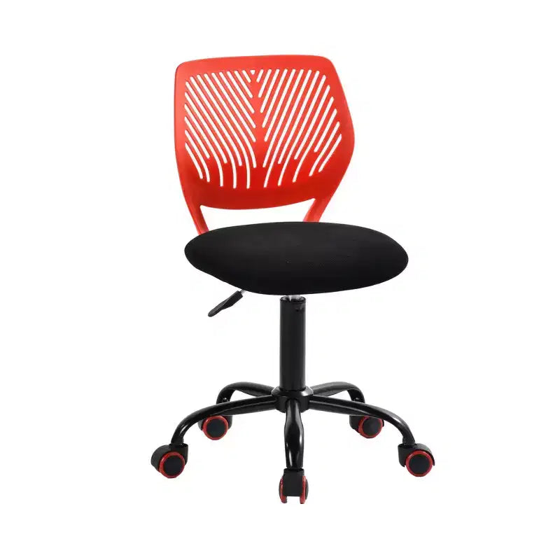 Homy Casa Adjustable Armless Swivel Study Chair for Kids, Dorm & Small Home Office