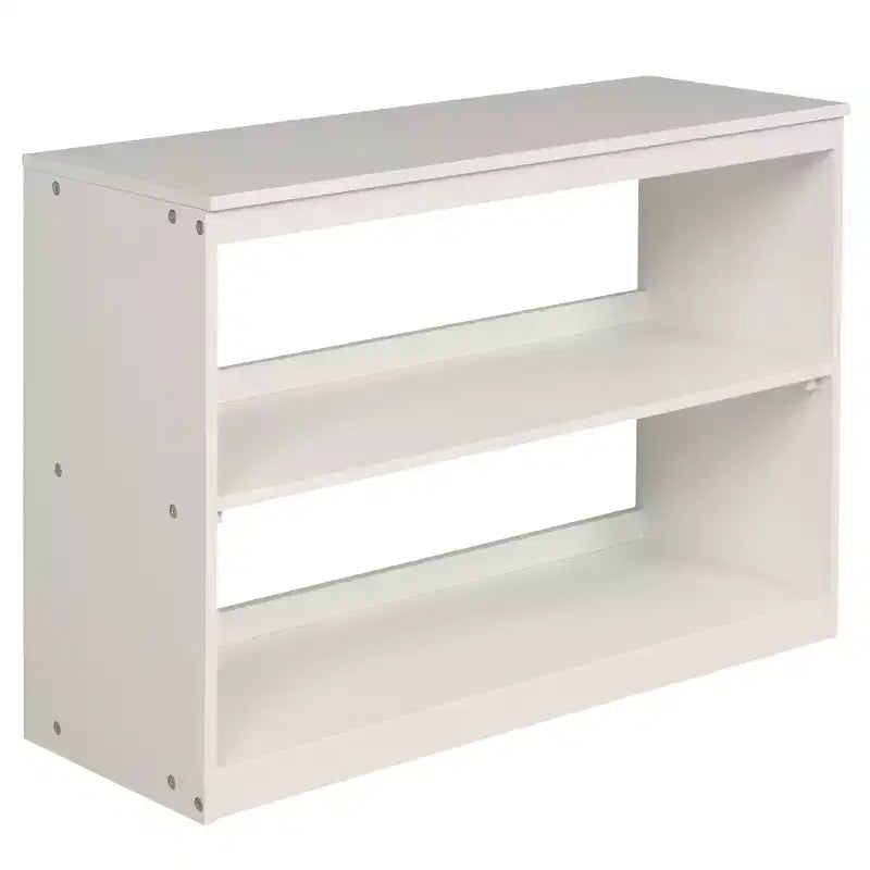 Low Twin Size Loft Bed with Cabinet for Kids, Wood Loft Bed Frame with Rolling Portable Desk