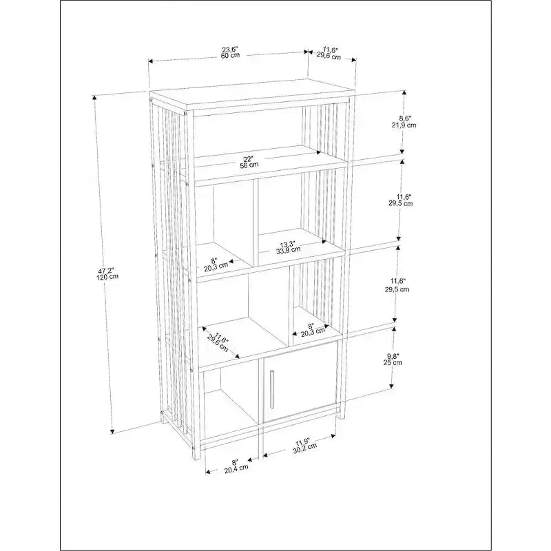 Decorotika,Valero Bookcase