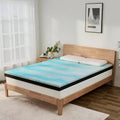 Dyonery Extra Firm Mattress Topper Twin Size 3 Inch, Pain Relieving Foam Bed Topper, Gel Memory Foam&High-Density Foam Mattress Pad