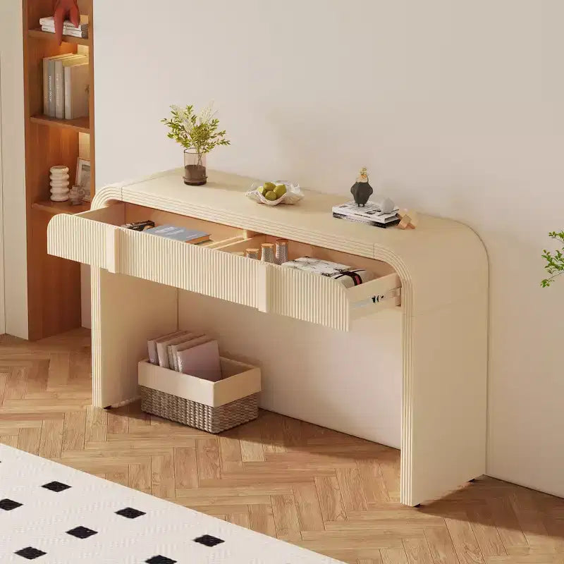 GDFStudio Jerry 55 Modern Console Table with Storage Drawers