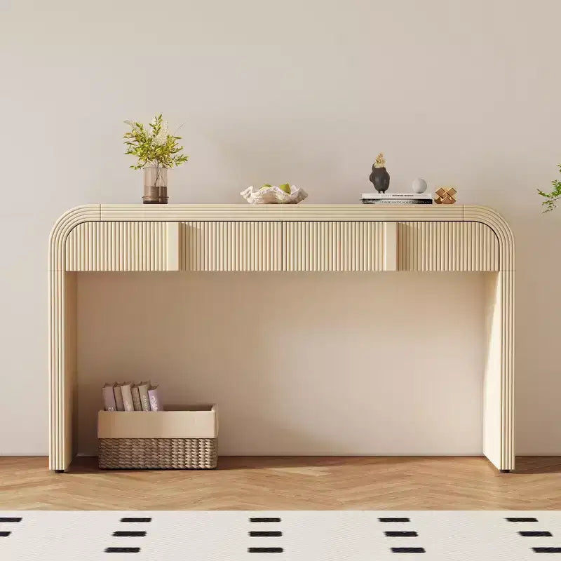 GDFStudio Jerry 55 Modern Console Table with Storage Drawers