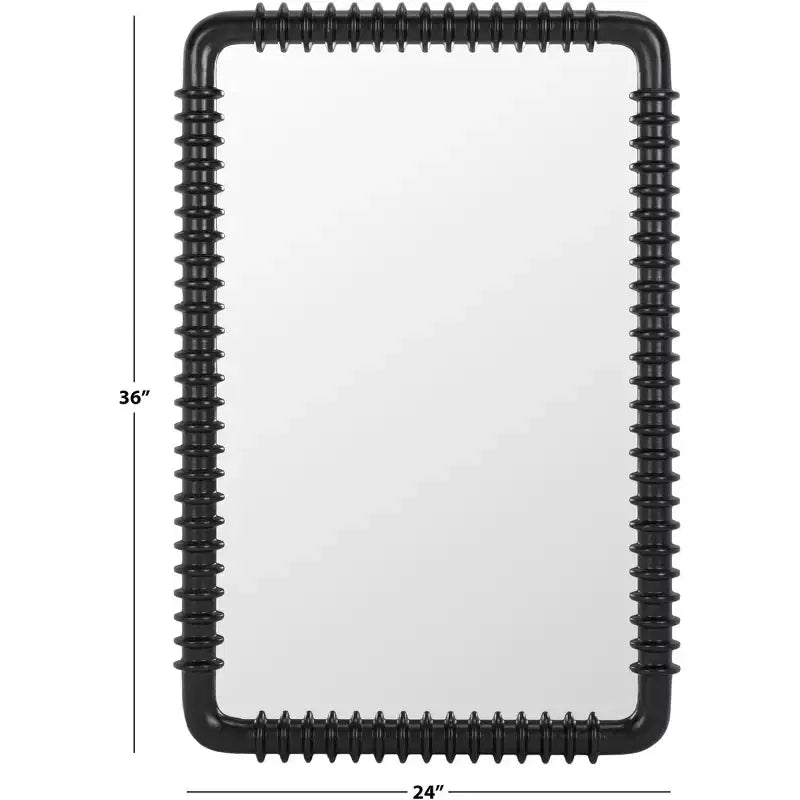 Aria Mirror - 24 x 36 - MRR9024 - Black - Safavieh