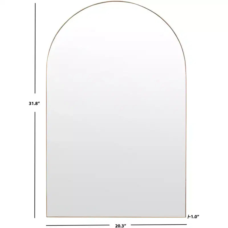 Jinla Mirror - 20.3 x 31.8 - MRR1055 - Gold - Safavieh