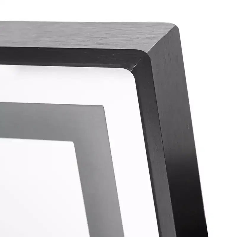 Whisen Full-Length Dressing Mirror with 3-Color Dimmable Light and Aluminum Frame, Wall Mount or Floor Bracket Standing, 21x64 - Black