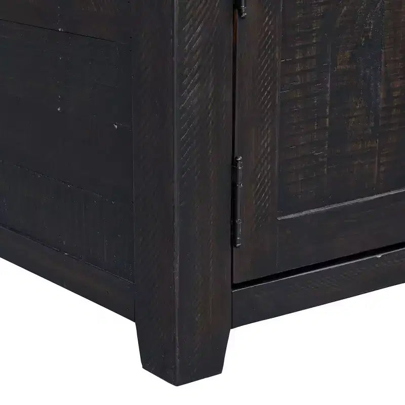 Kahlil 2 Drawer Coffee Table with Lift Top Espresso - Picket House Furnishings: Hidden Storage, Mid-Century Modern Design