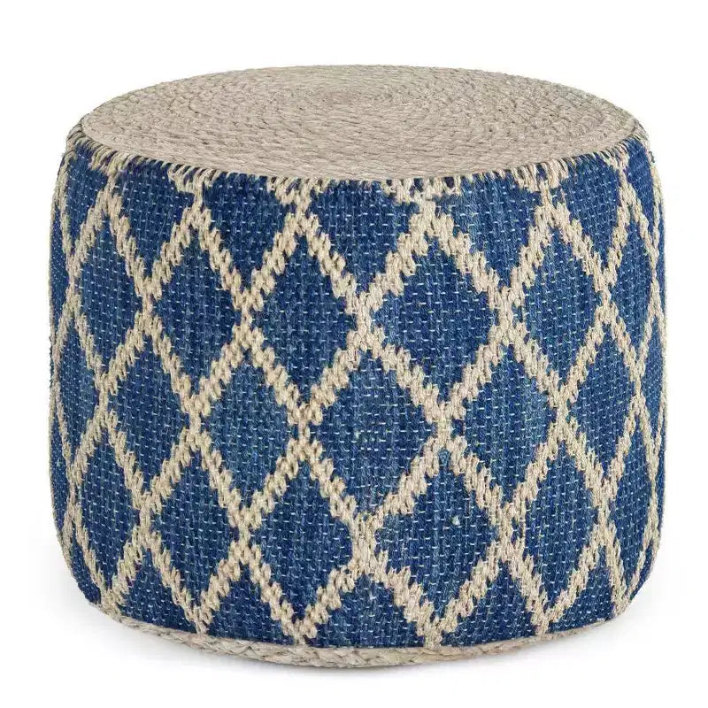 Nesbitt Round Pouf - WyndenHall