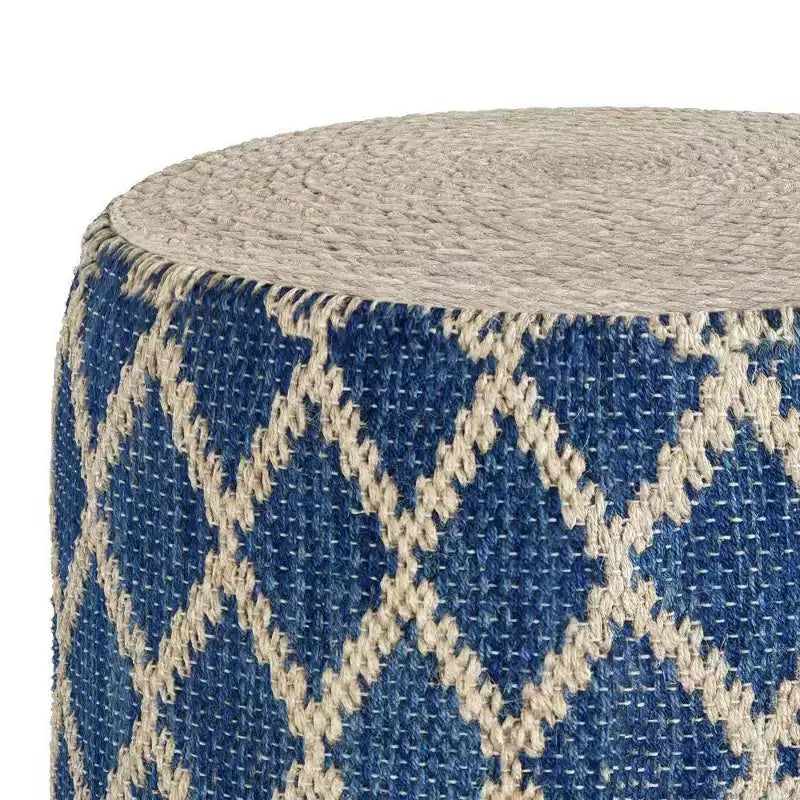 Nesbitt Round Pouf - WyndenHall