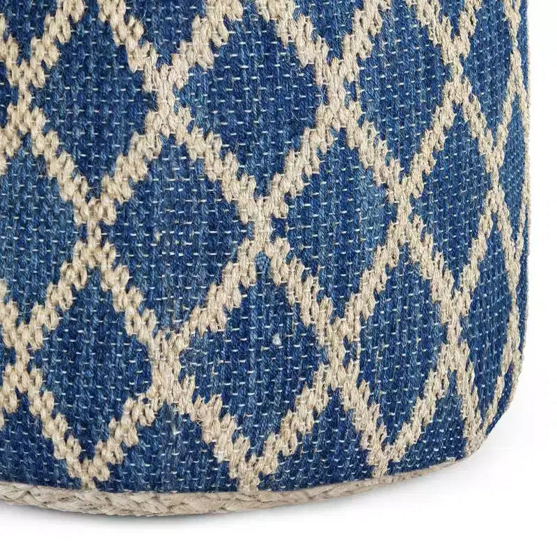 Nesbitt Round Pouf - WyndenHall