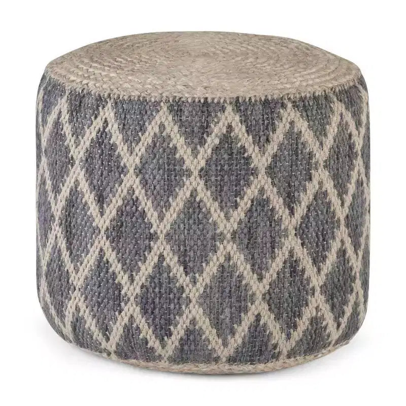 Nesbitt Round Pouf - WyndenHall